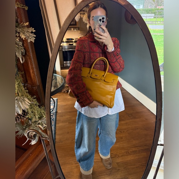 Birkin inspired Mustard yellow bag - Picture 11 of 15